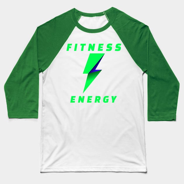 Fitness training energy. Baseball T-Shirt by MoodsFree